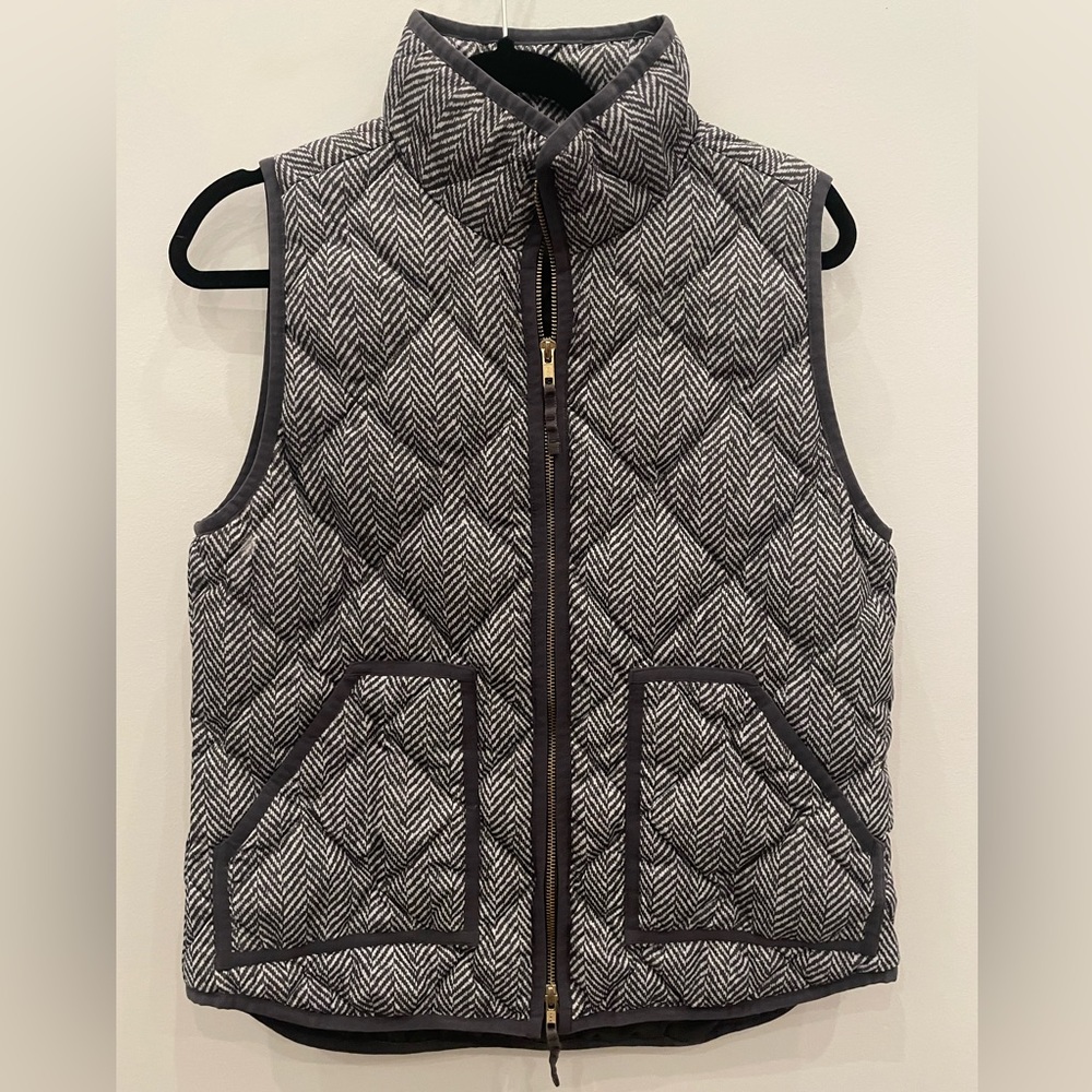 J crew quilted vest